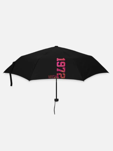 54. GEBURTSTAG PINK LIMITED EDITION 1972 - Regenschirm (klein) - Schwarz