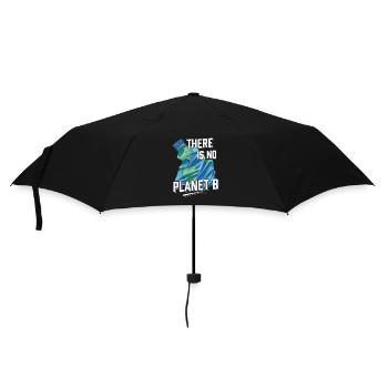 There is no planet B, environmental protection - Umbrella (small) - black - Front