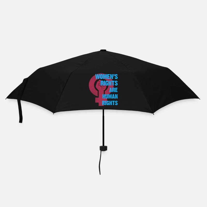 Frauenrechte Menschenrechte - Regenschirm (klein) - Schwarz