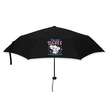 J'ai Un Secret Je Vais Être Grande Soeur - Parapluie standard - noir - Devant