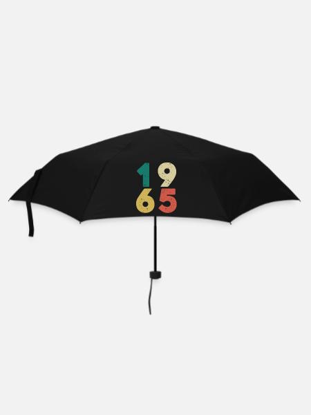 1965 - Vintage 1965 Retro Vintage - Umbrella (small) - black