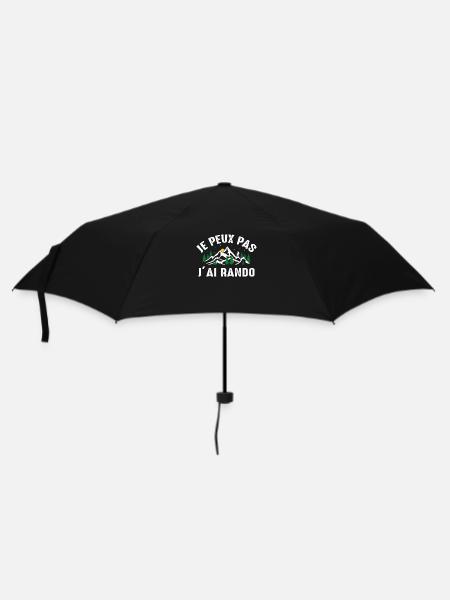 Je Peux Pas J'ai Rando - Parapluie standard - noir