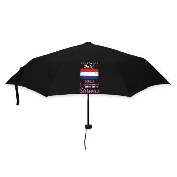 Cadeau de femme hollandaise drôle disant Hollande - Parapluie standard - noir - Devant