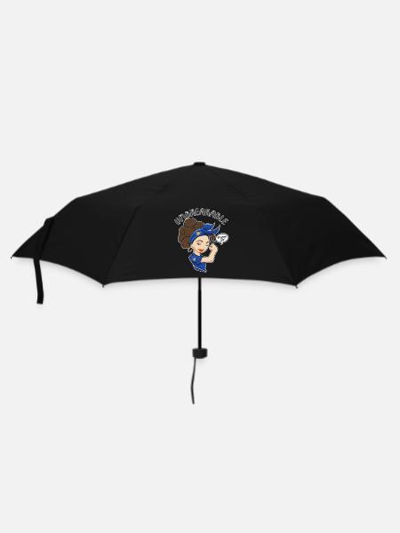 Fille kosovare incassable I Patrimoine kosovar I - Parapluie standard - noir