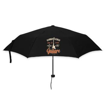 Mon Plan De Retraite C'est Jouer De Guitare - Parapluie standard - noir - Devant