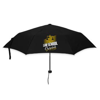 Law School Survivor Attorney Lawyer - Regenschirm (klein) - Schwarz - Vorne