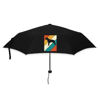 Rottweiler dog lover Retro vintage Gift idea - Regenschirm (klein) - Schwarz - Vorne
