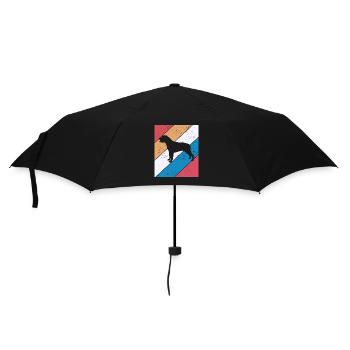 Rottweiler dog lover Retro vintage Gift idea - Regenschirm (klein) - Schwarz - Vorne
