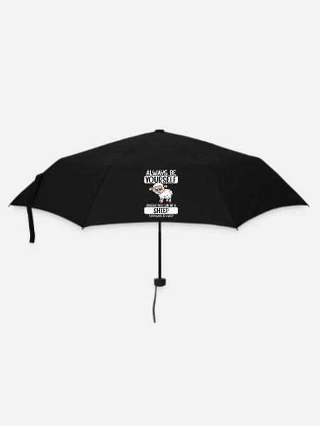 Soyez toujours vous-même à moins que vous ne puissiez être un mouton - Parapluie standard - noir
