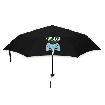 7 Years old 7 birthday outfit Gamer Gaming - Umbrella (small) - black - Front