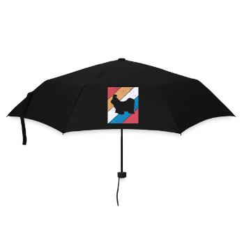 Shih Tzu dog lover Retro vintage Gift idea - Umbrella (small) - black - Front