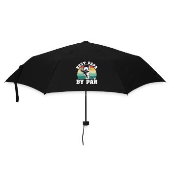 Funny Father's Day Golfer Grandpa Best Dad - Umbrella (small) - black - Front