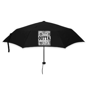 Kitesurf en disant drôle - Parapluie standard - noir - Devant