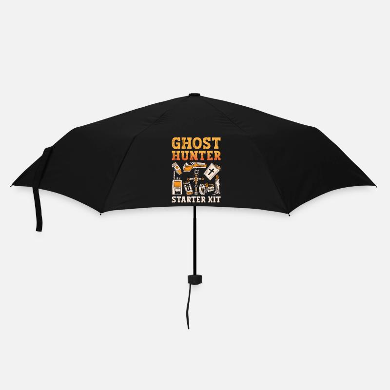 Ghost Hunter Ghost Hunt Paranormal Cadeau fantôme - Parapluie standard - noir