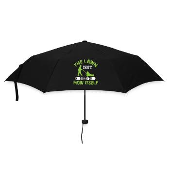 La pelouse ne va pas se tondre toute seule - Jardinier - Parapluie standard - noir - Devant