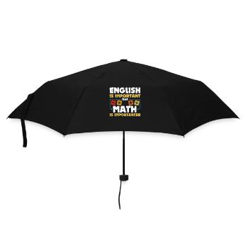 Funny Math Art Student Funny Mathematics Lovers - Umbrella (small) - black - Front