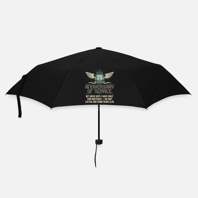 25 ans de service 25 ans de service - Parapluie standard - noir