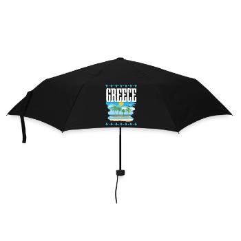 Greece - Umbrella (small) - black - Front