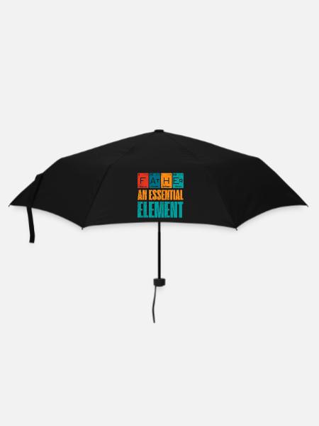 Vater Ein wesentliches Element Vatertag - Regenschirm (klein) - Schwarz