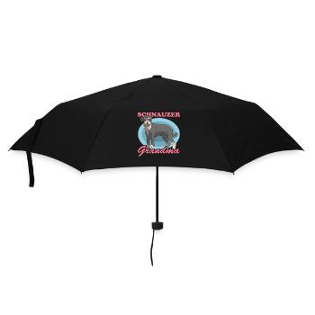Schnauzer Grand-mère Chien Propriétaire de chien Cadeau - Parapluie standard - noir - Devant