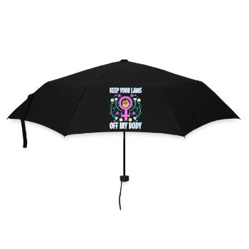 Keep your laws off my body - Umbrella (small) - black - Front