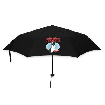 Boston Terrier Grandpa Dog Owner Cadeau - Parapluie standard - noir - Devant