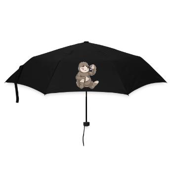 Mole Earthworm - Umbrella (small) - black - Front