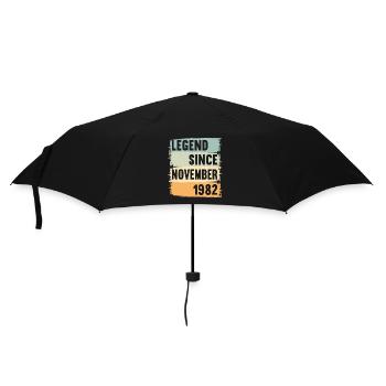 Né novembre 1982 40 ans 40s 40e anniversaire - Parapluie standard - noir - Devant