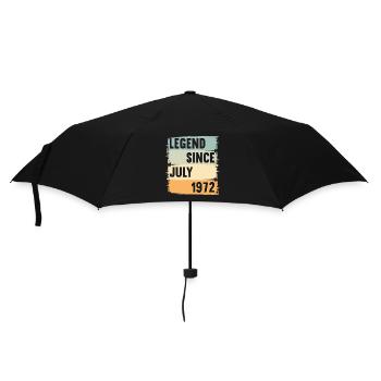 Né en juillet 1972 50 ans 50s 50e anniversaire - Parapluie standard - noir - Devant