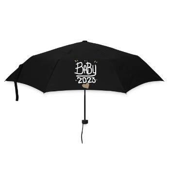 Grossesse Bébé enceinte 2023 - Parapluie standard - noir - Devant