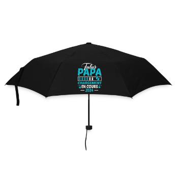 Futur Papa 2024 Idée Cadeau Annonce Grossesse - Parapluie standard - noir - Devant