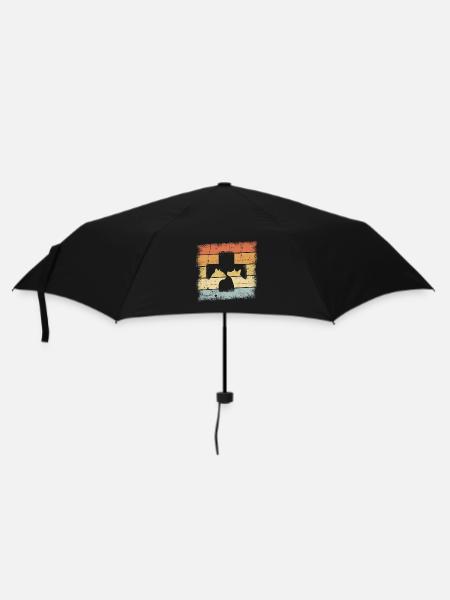 Tierarzt - Regenschirm (klein) - Schwarz