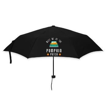 Meet me at the Pumpkin Patch - Umbrella (small) - black - Front