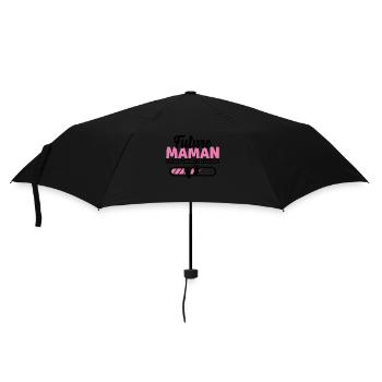 Future Maman Idée Cadeau Enceinte Amour Cool - Parapluie standard - noir - Devant