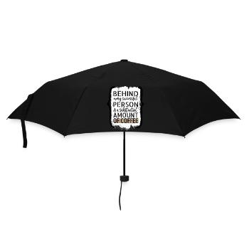 birthday present present gift idea cool statement - Regenschirm (klein) - Schwarz - Vorne