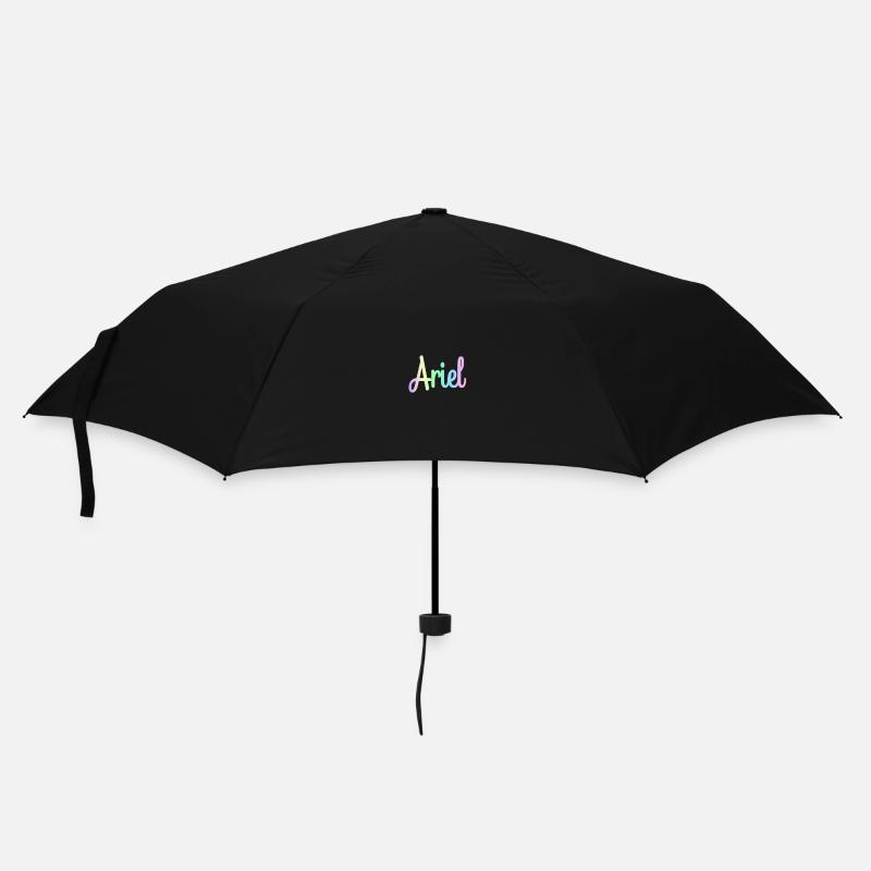 ARIEL Rainbow Cursive Minimaliste - Parapluie standard - noir