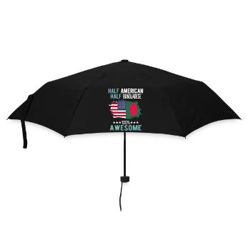 Half American Half Bangladeshi - Umbrella (small) - black - Front