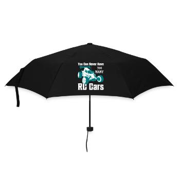 You Can Never Have Too Many RC Cars Model Car - Umbrella (small) - black - Front