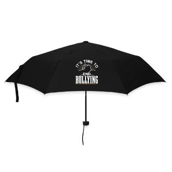 Es Ist An Der Zeit Mobbing Zu Beenden Mobber - Regenschirm (klein) - Schwarz - Vorne