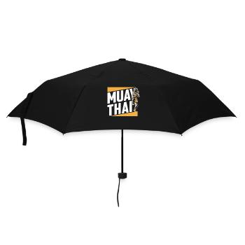 Muay Thai Arts Martiaux Arts Martiaux Combattant - Parapluie standard - noir - Devant