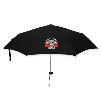 Retro Vintage My Spirit Animal Is A Koala - Umbrella (small) - black - Front