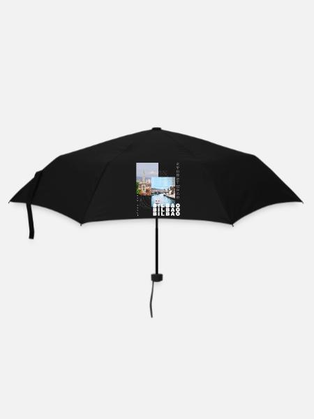 Bilbao Espagne Ville Skyline Accueil Amour Vacances - Parapluie standard - noir