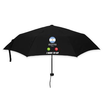 Argentina calls lusiger flags slogan - Umbrella (small) - black - Front