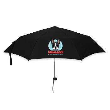 Boston Terrier Papa Bostie Chien Propriétaire Cadeau - Parapluie standard - noir - Devant