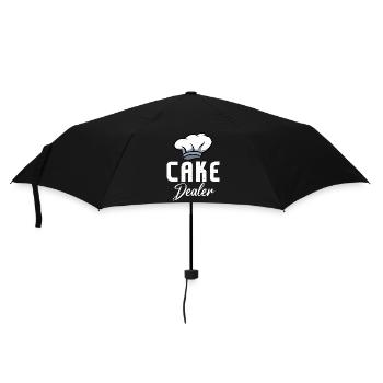 Cake Dealer Biscuit Dealer Baker Pastry Lover - Umbrella (small) - black - Front