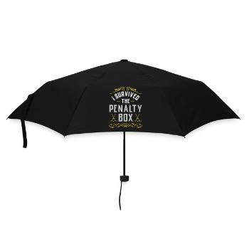 Ice Hockey Penalty Bench Penalty Box Ice Hockey Players - Umbrella (small) - black - Front