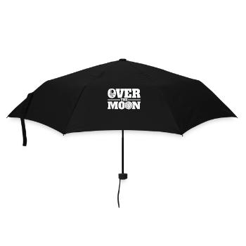 Astronaut Ober the Moon Planet Universe - Umbrella (small) - black - Front