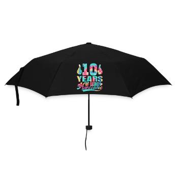 10e anniversaire ou anniversaire 10 ans d’existence - Parapluie standard - noir - Devant