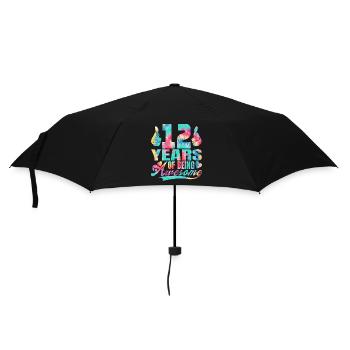 12e anniversaire ou anniversaire 12 ans d’existence - Parapluie standard - noir - Devant