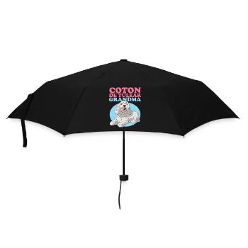 Coton de Tuléar Grand-mère Propriétaire de Chien Cadeau - Parapluie standard - noir - Devant
